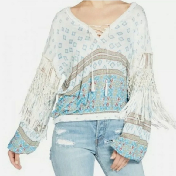 Free People Macra Maze Me Top - Picture 2 of 3